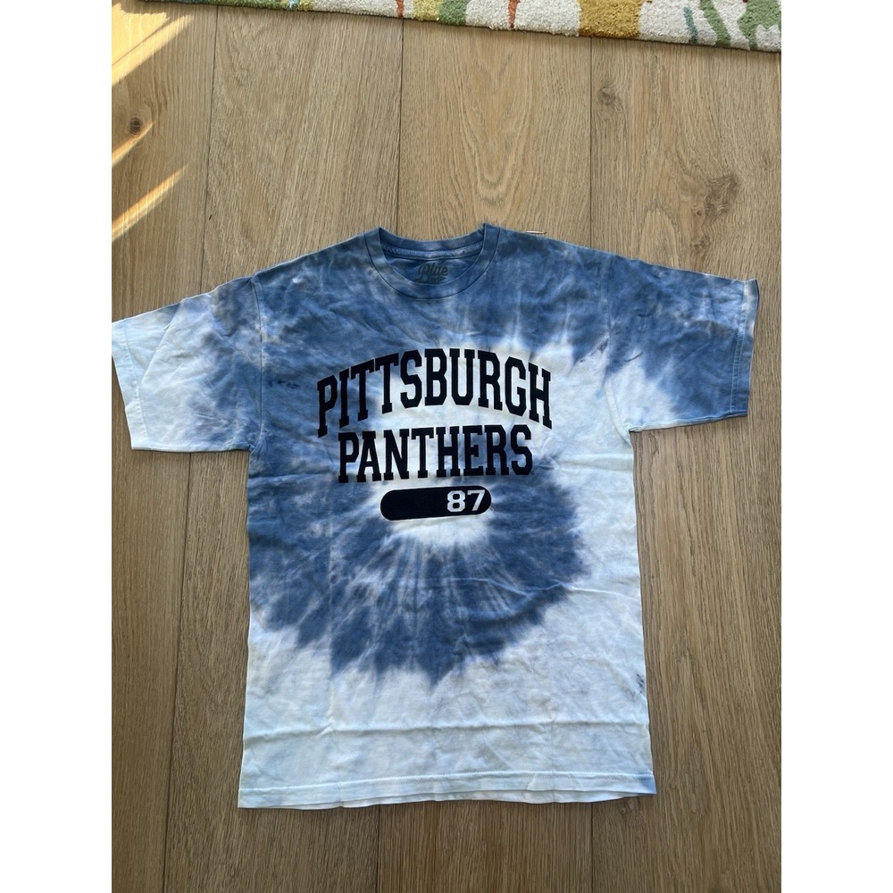 Blue 84 Women's Pitt Panthers NCAA Officially Licensed T-Shirt Tie Dye SIZE S‎ - Picture 2 of 4